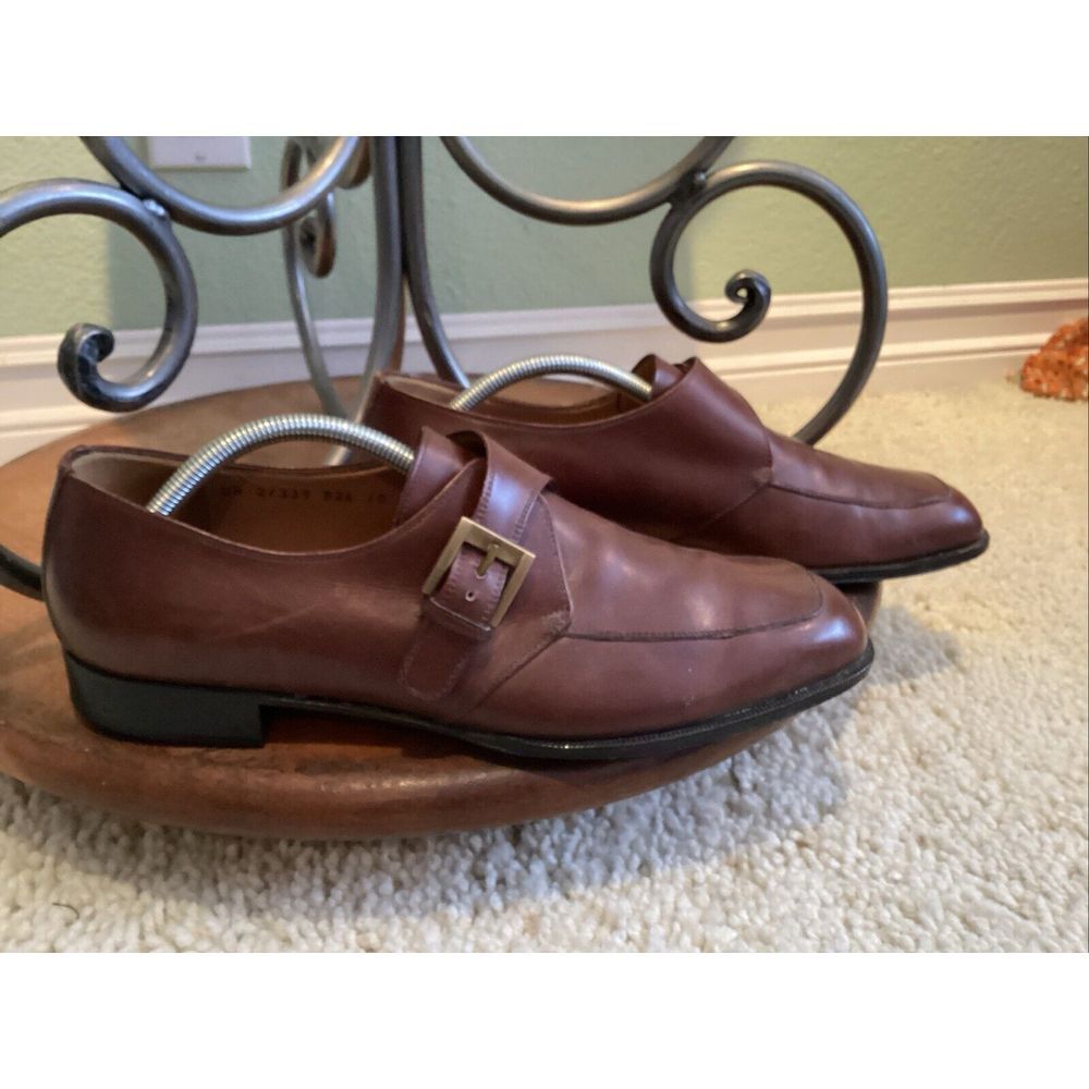 Salvatore Ferragamo Brown Leather Loafers